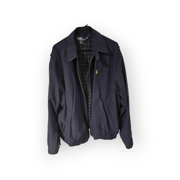 Polo Ralph Lauren Dark Navy Men's Windbreaker Jacket Sz XL - Picture 1 of 7